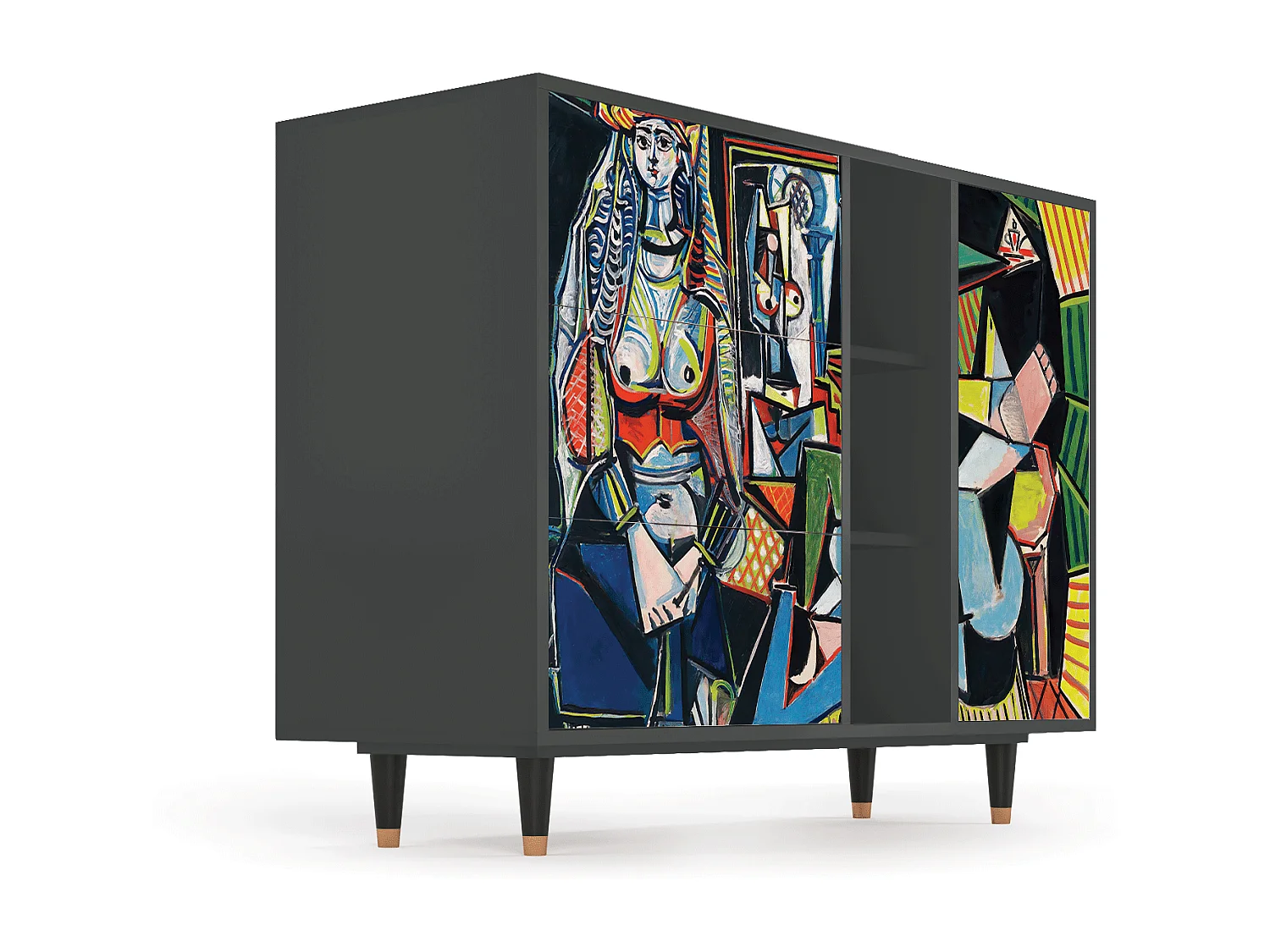 Credenza - 125x98x48 cm - BS2 - Women of Algiers, Antracite