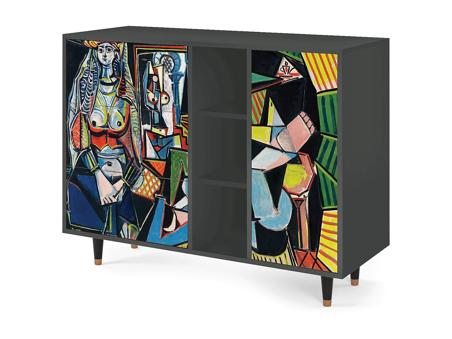 Credenza - 125x98x48 cm - BS2 - Women of Algiers, Antracite
