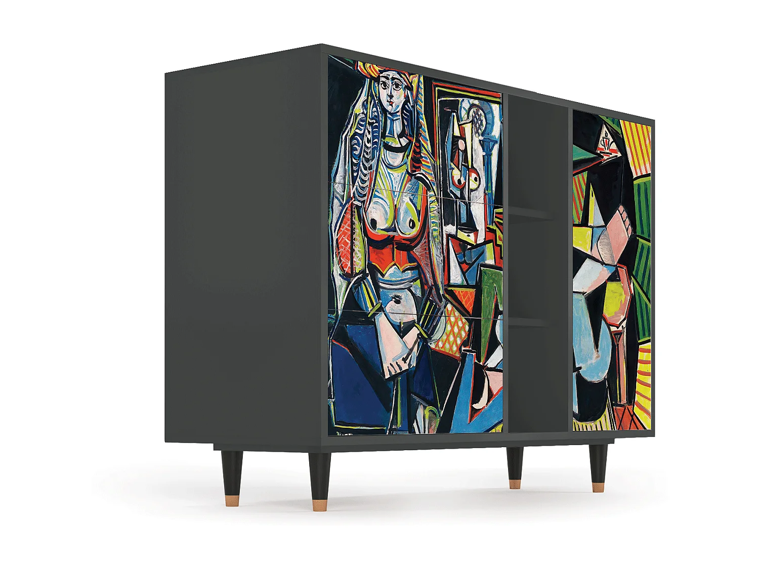 Credenza - 125x98x48 cm - BS2 - Women of Algiers, Antracite