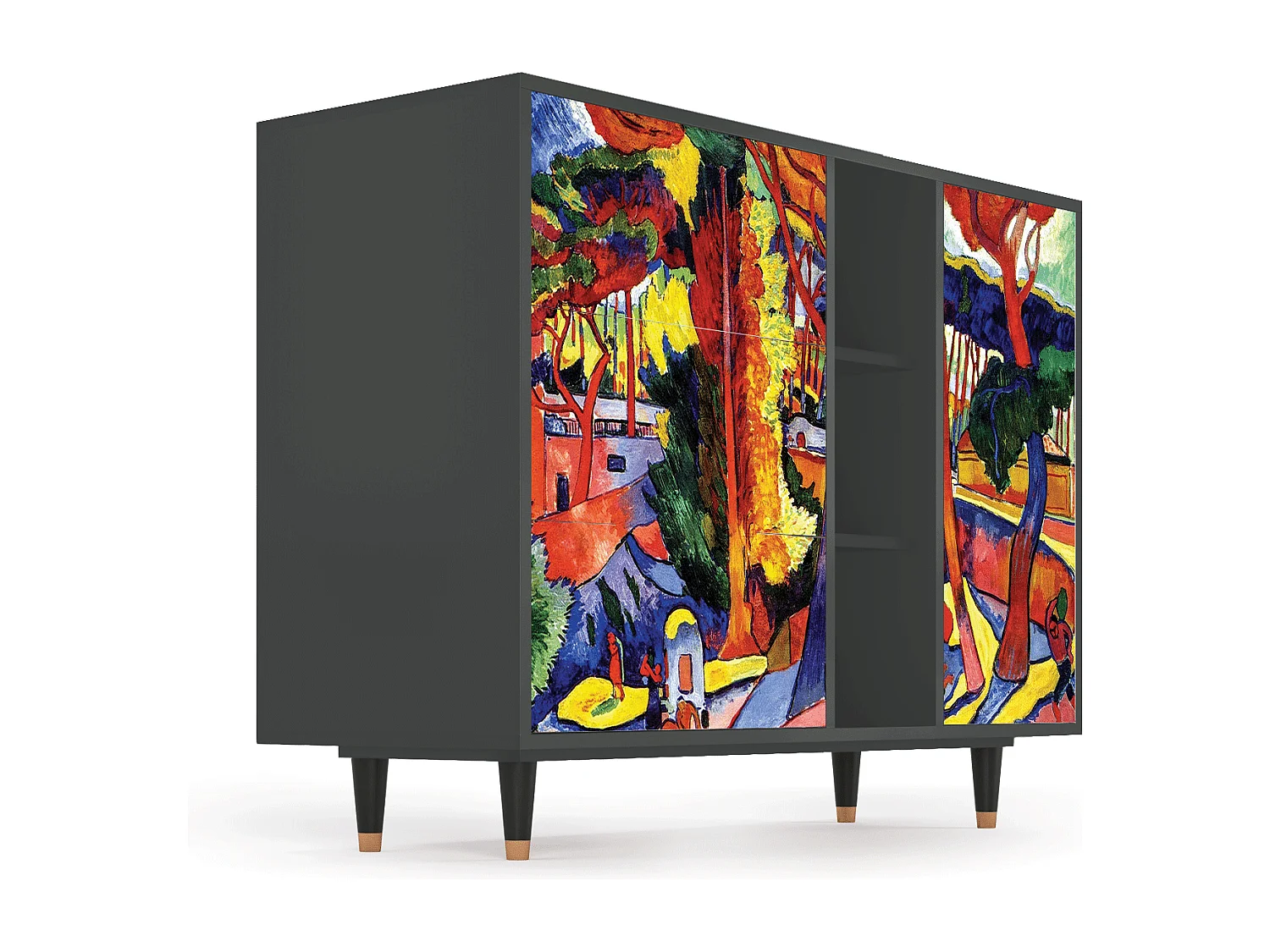 Buffet - 125x98x48 cm - BS2 - The Turning Road, Anthracite