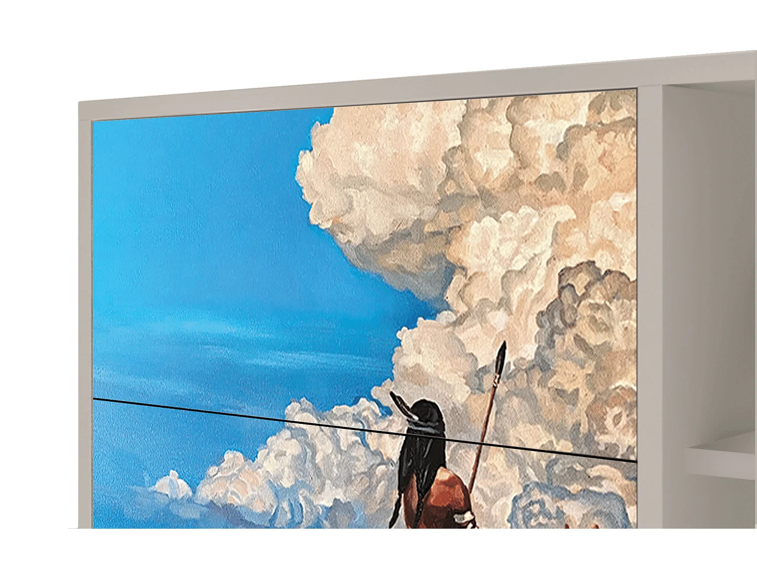 Dressoir - 125x98x48 cm - BS2 - Thunderheads by Dean, Zand