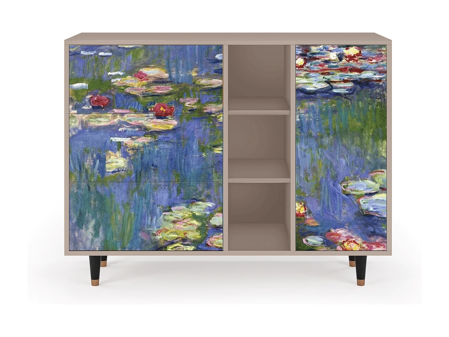 Aparador - 125x98x48 cm - BS2 - The water lily pond  , Latte
