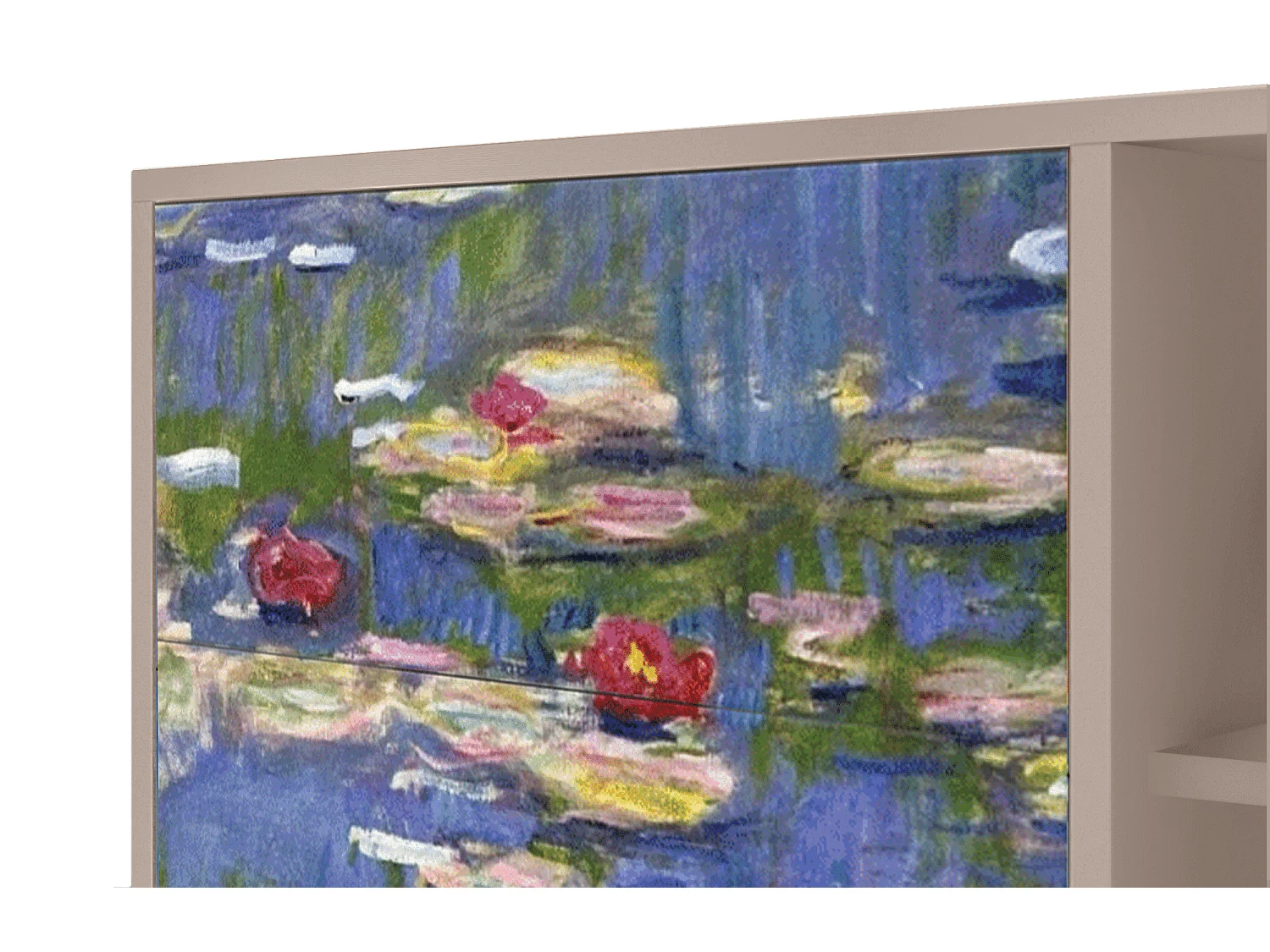 Aparador - 125x98x48 cm - BS2 - The water lily pond  , Latte