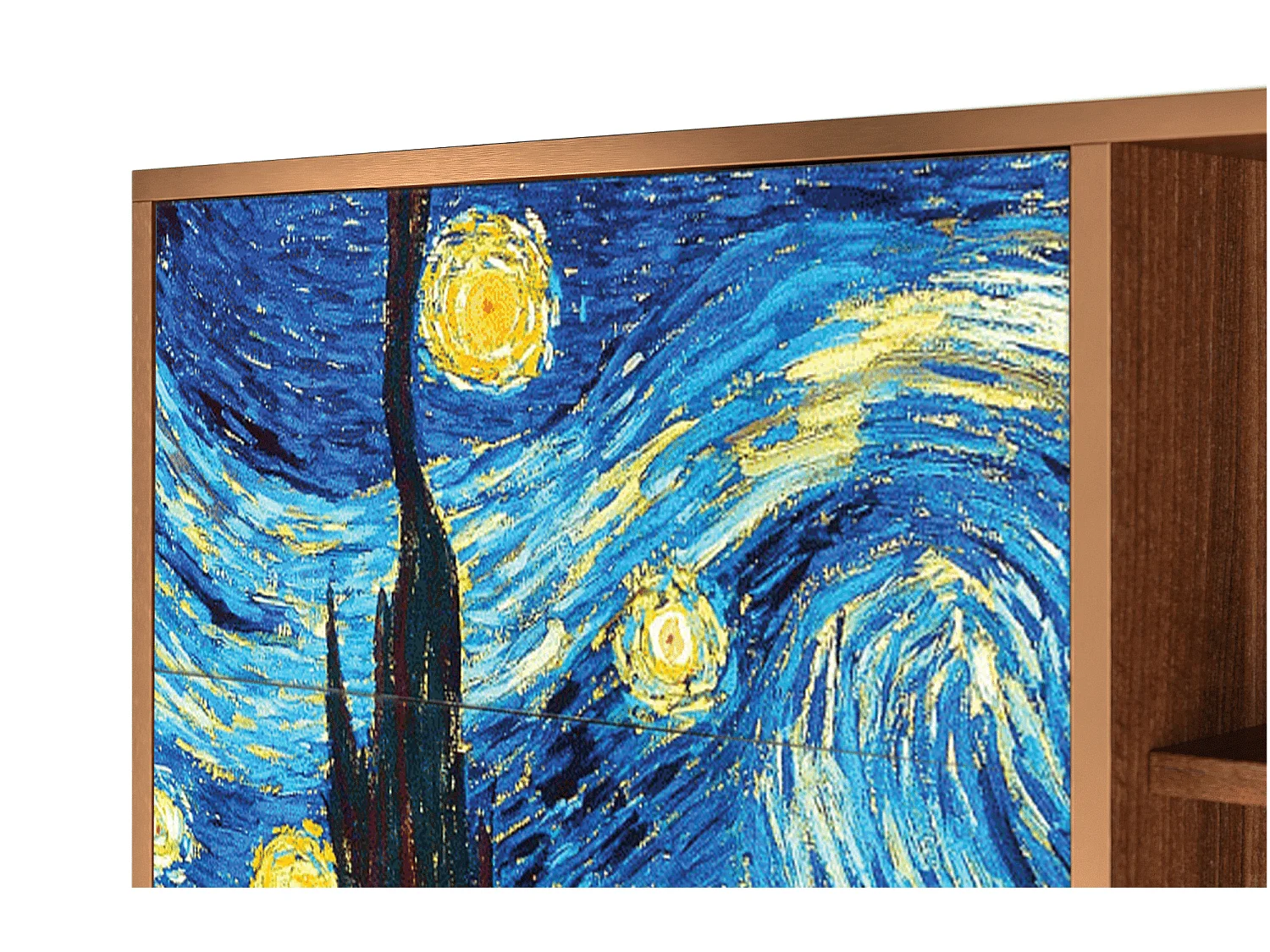 Aparador - 125x98x48 cm - BS2 - The Starry Night  , Nogal