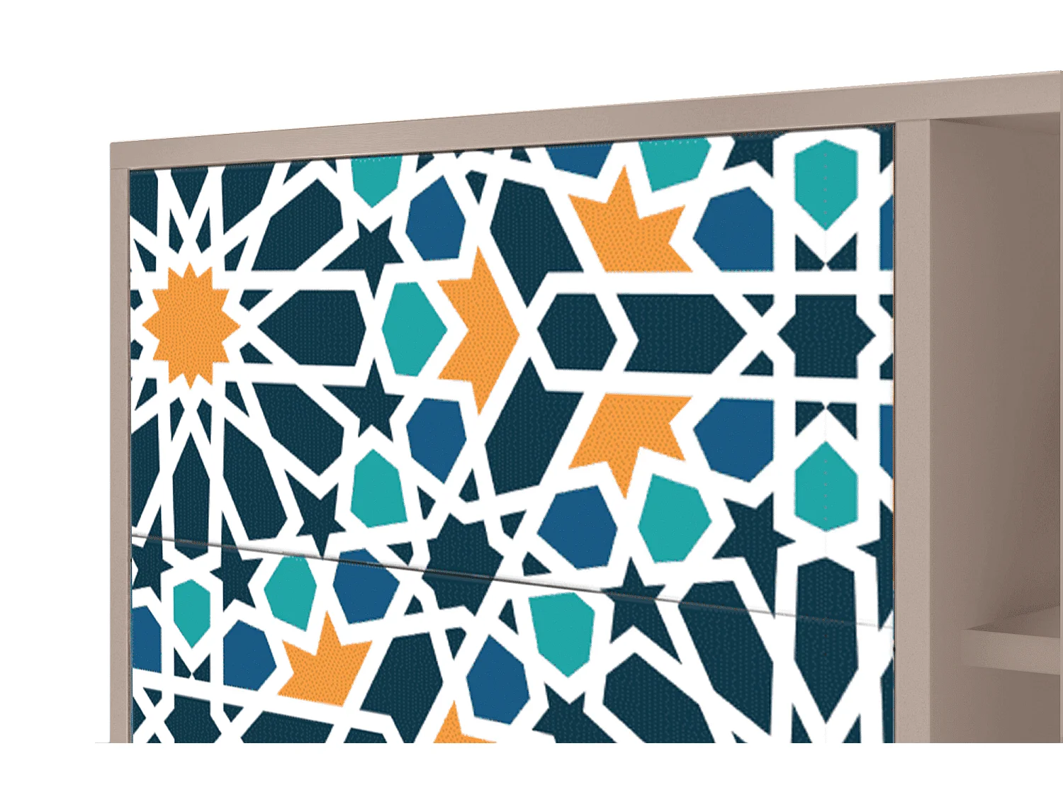 Buffet - 125x98x48 cm - BS2 - Kaleidoscope, Latte