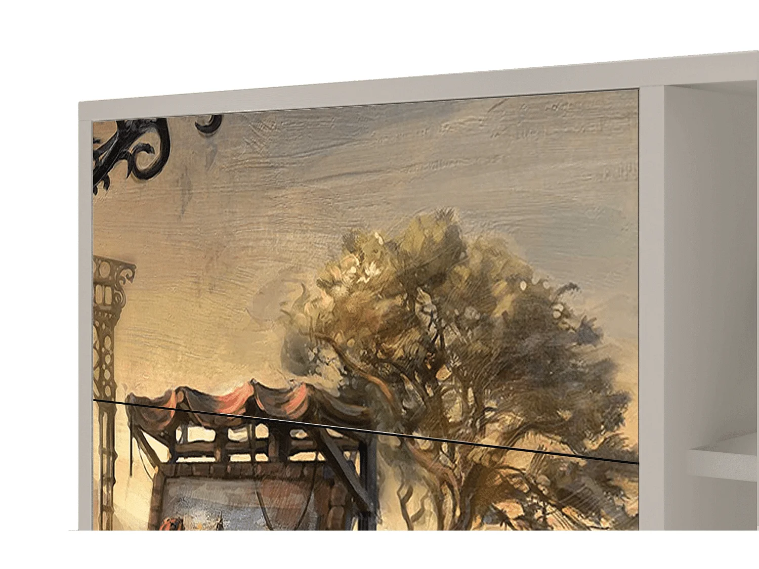 Buffet - 125x98x48 cm - BS2 - Venice, Sable