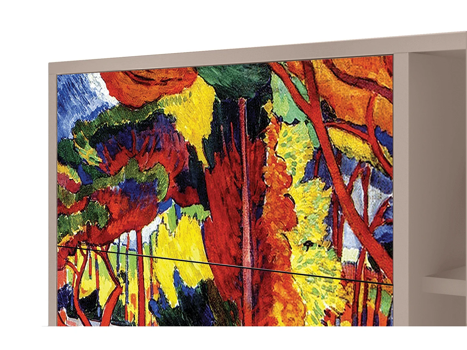 Kredens - 125x98x48 cm - BS2 - The Turning Road, Latte