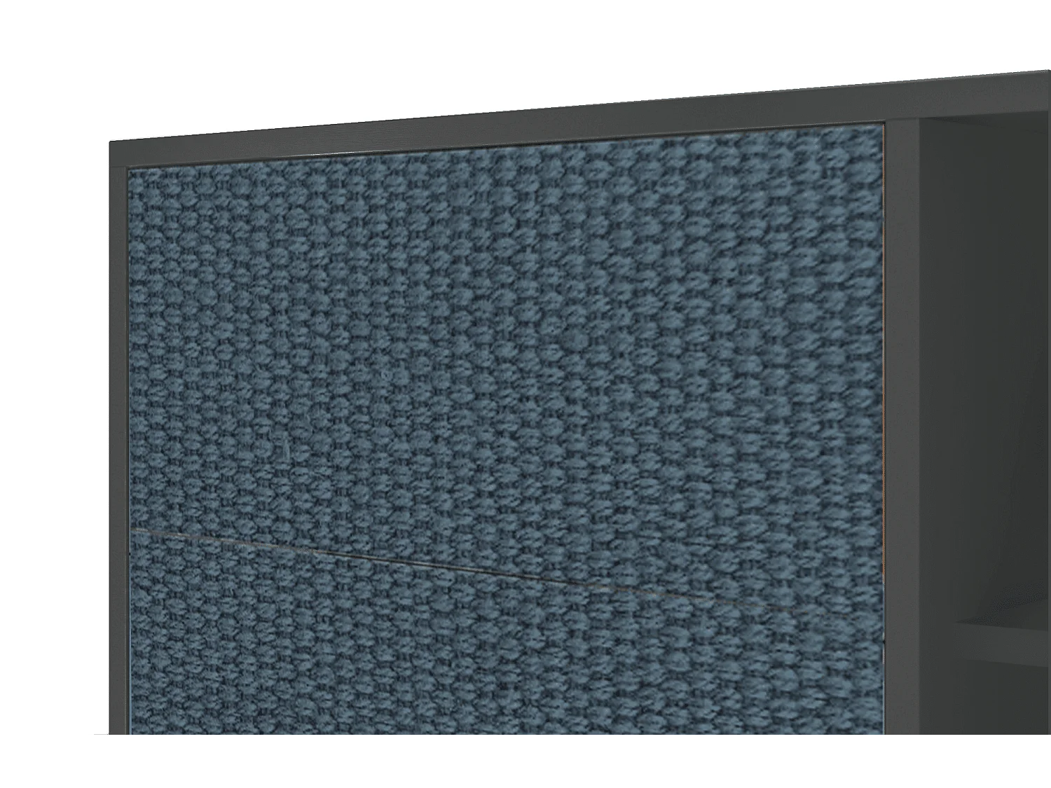 Buffet - 125x98x48 cm - BS2 - Knitted Pattern, Anthracite