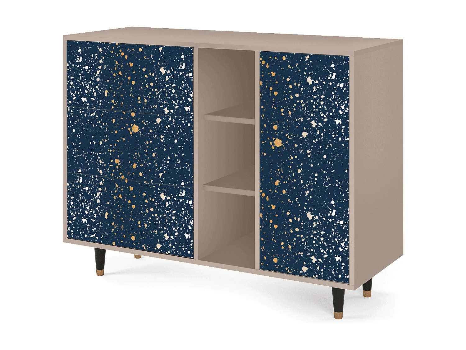 Buffet - 125x98x48 cm - BS2 - Starfall, Latte