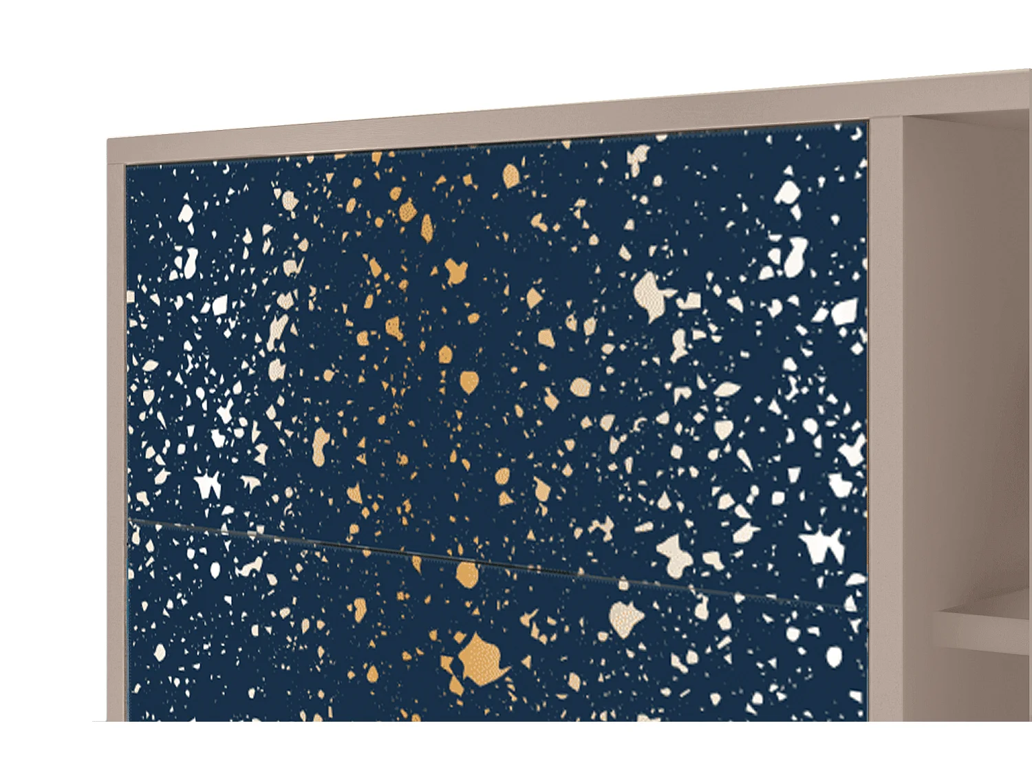 Buffet - 125x98x48 cm - BS2 - Starfall, Latte