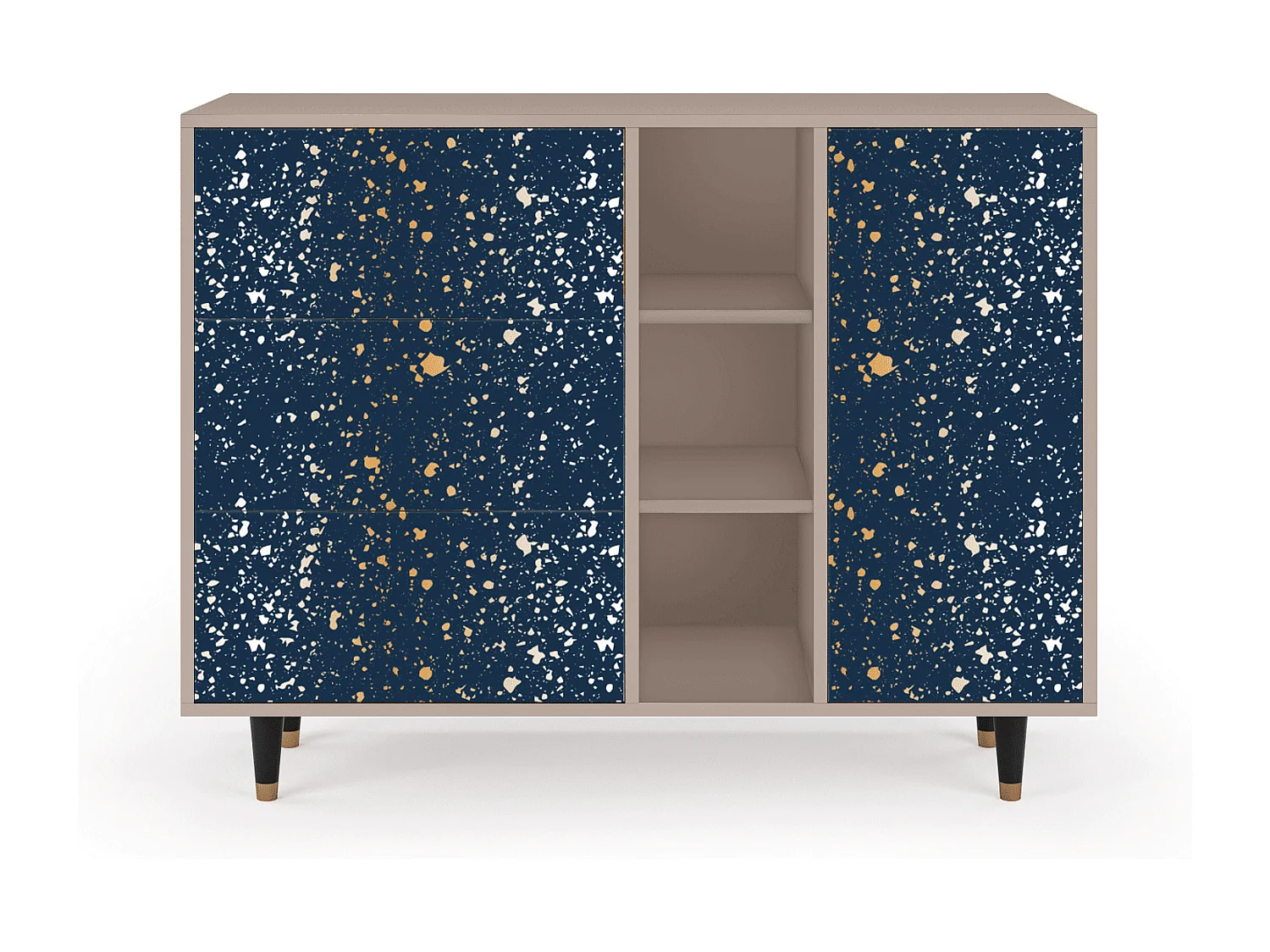 Buffet - 125x98x48 cm - BS2 - Starfall, Latte