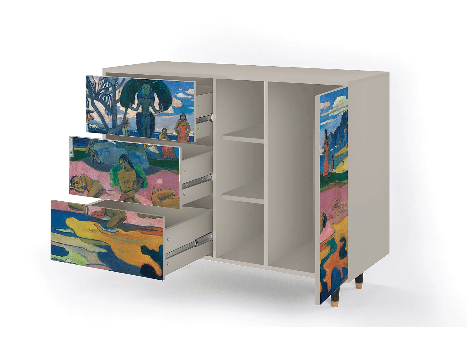 Buffet - 125x98x48 cm - BS2 - Day of the God, Sable