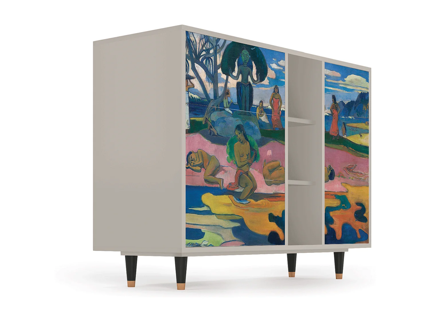 Kredens - 125x98x48 cm - BS2 - Day of the God, Piaskowy