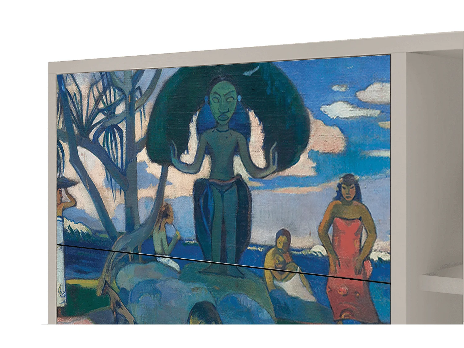 Kredens - 125x98x48 cm - BS2 - Day of the God, Piaskowy