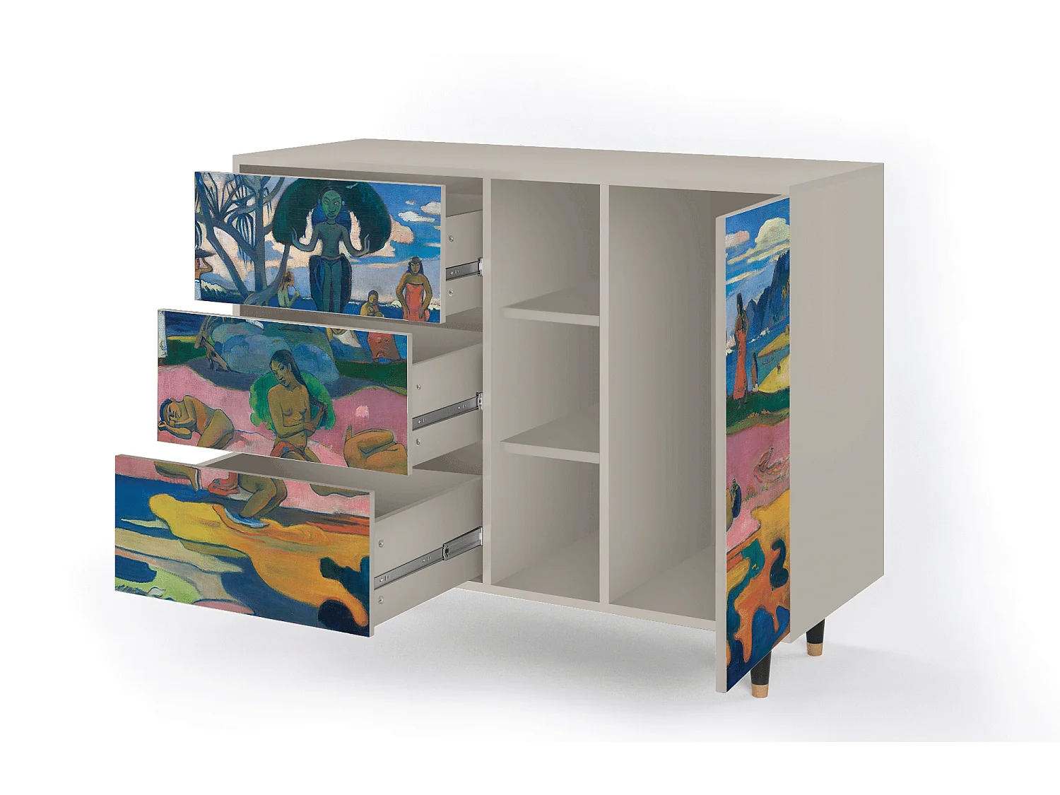 Buffet - 125x98x48 cm - BS2 - Day of the God, Sable