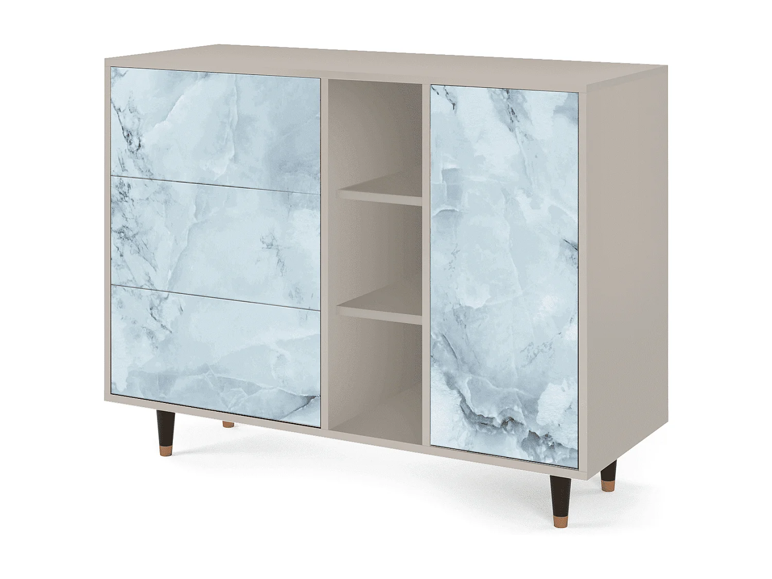 Dressoir - 125x98x48 cm - BS2 - Glacial Colour, Zand