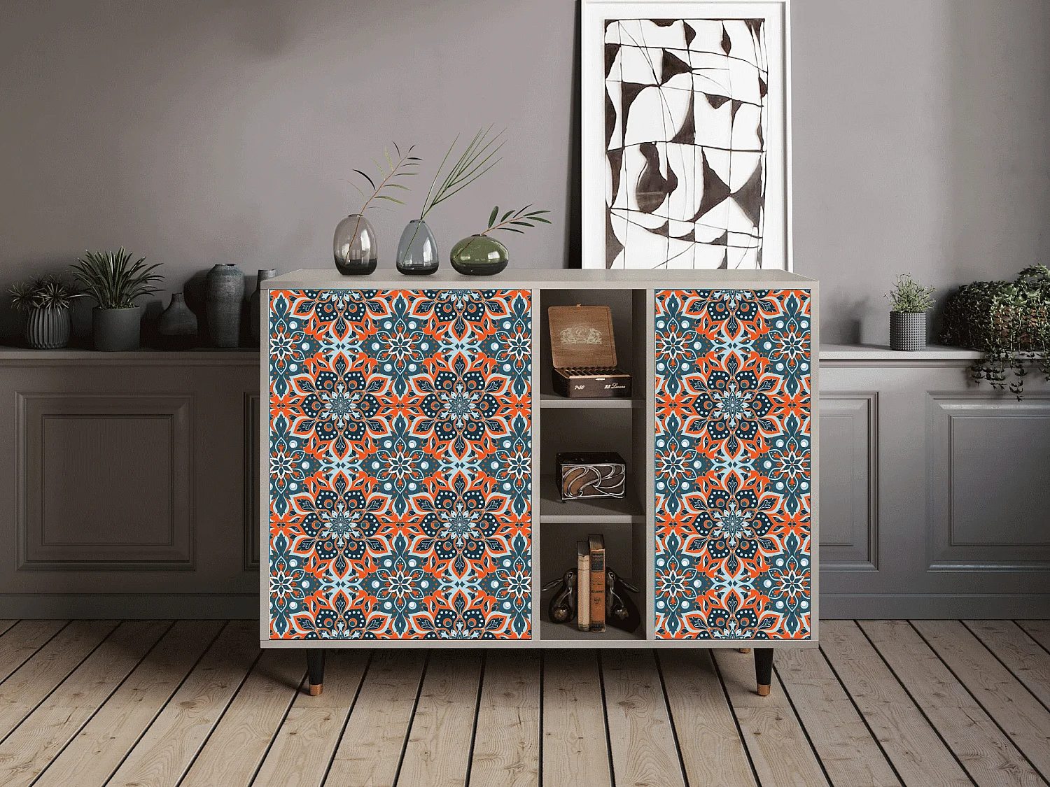 Dressoir - 125x98x48 cm - BS2 - Fire Beetle, Zand