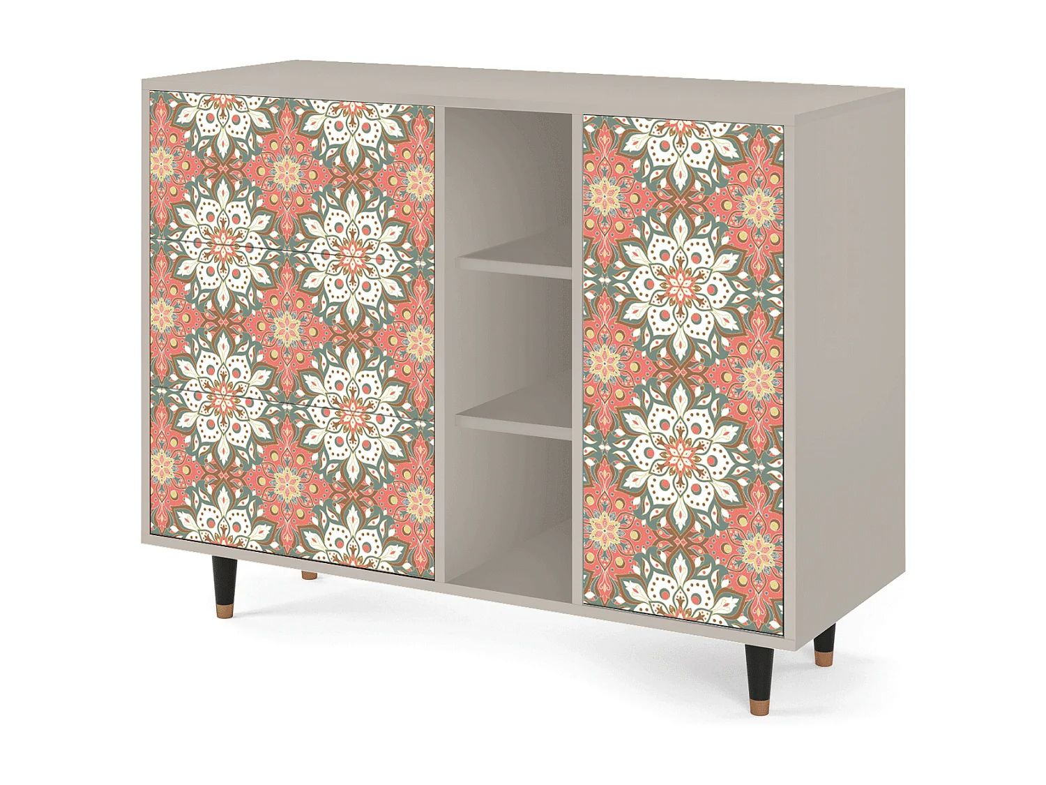 Aparador - 125x98x48 cm - BS2 - Peach Grove, Areia