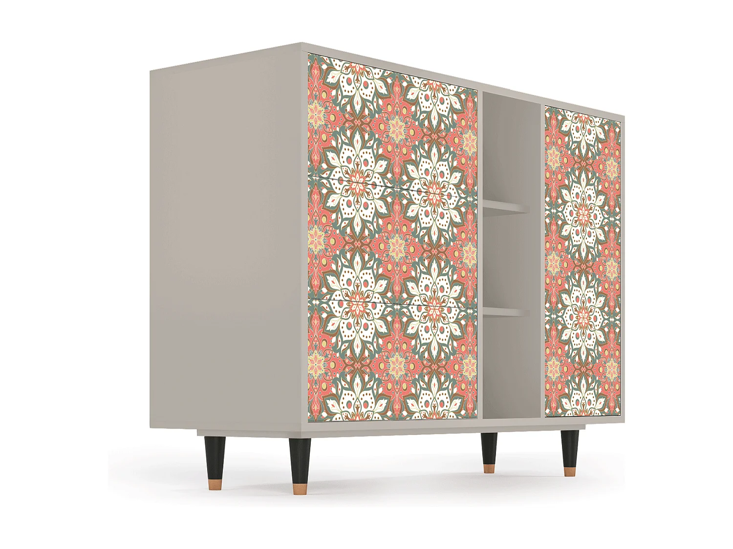 Aparador - 125x98x48 cm - BS2 - Peach Grove, Areia