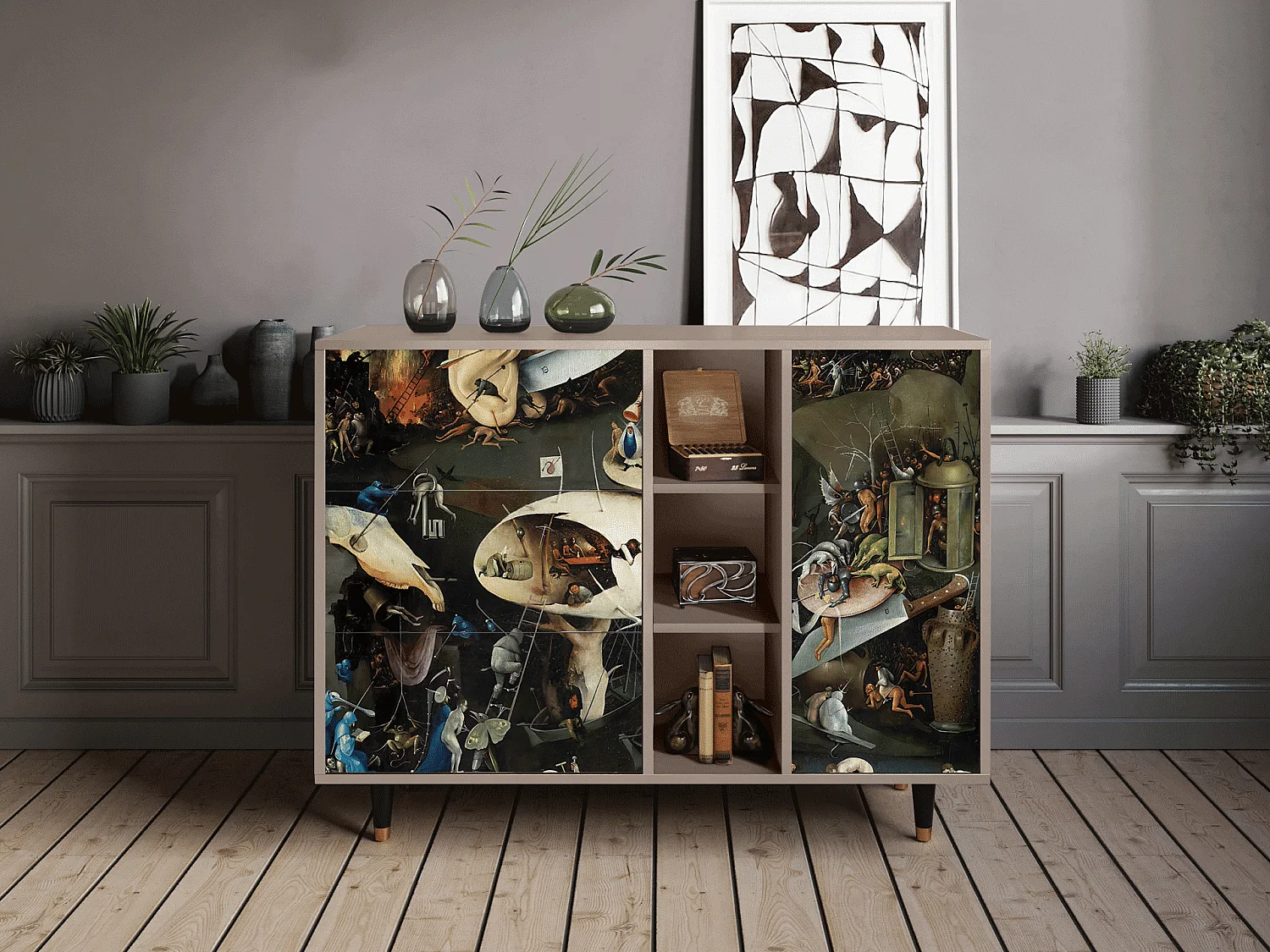 Sideboard - 125x98x48 cm - BS2 - The Garden 2, Latte