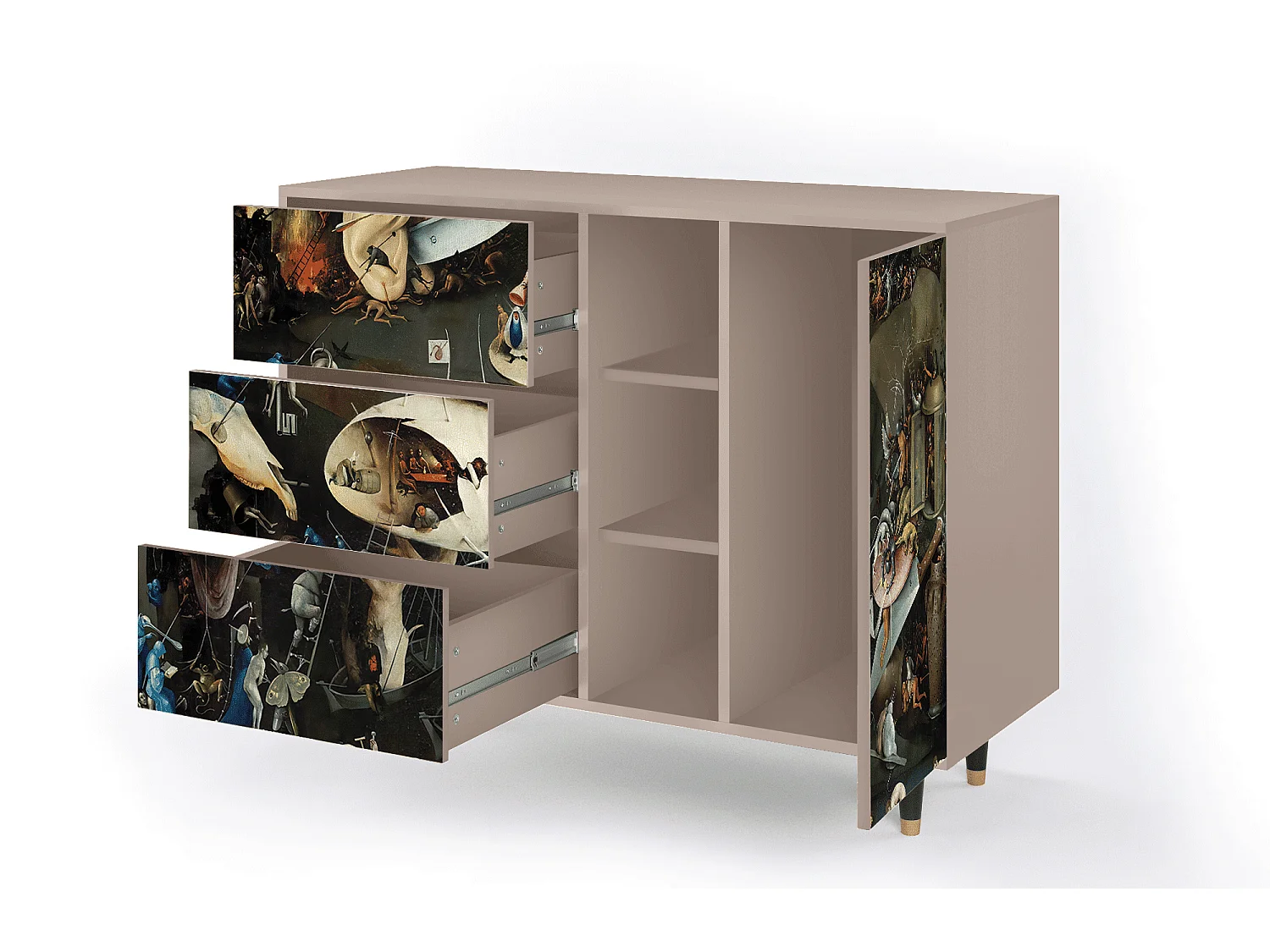 Sideboard - 125x98x48 cm - BS2 - The Garden 2, Latte