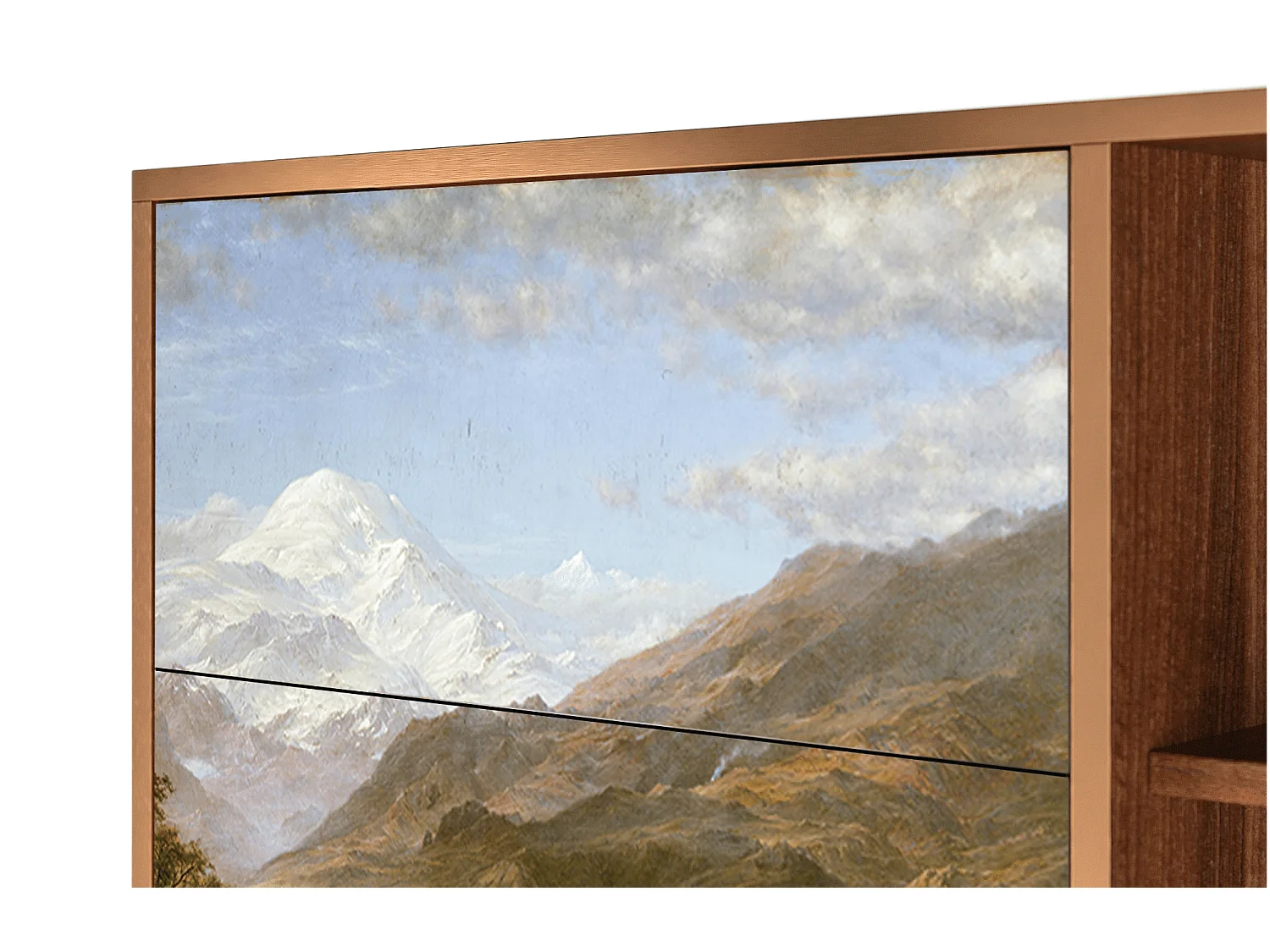 Aparador - 125x98x48 cm - BS2 - The Heart of the Andes , Nogal