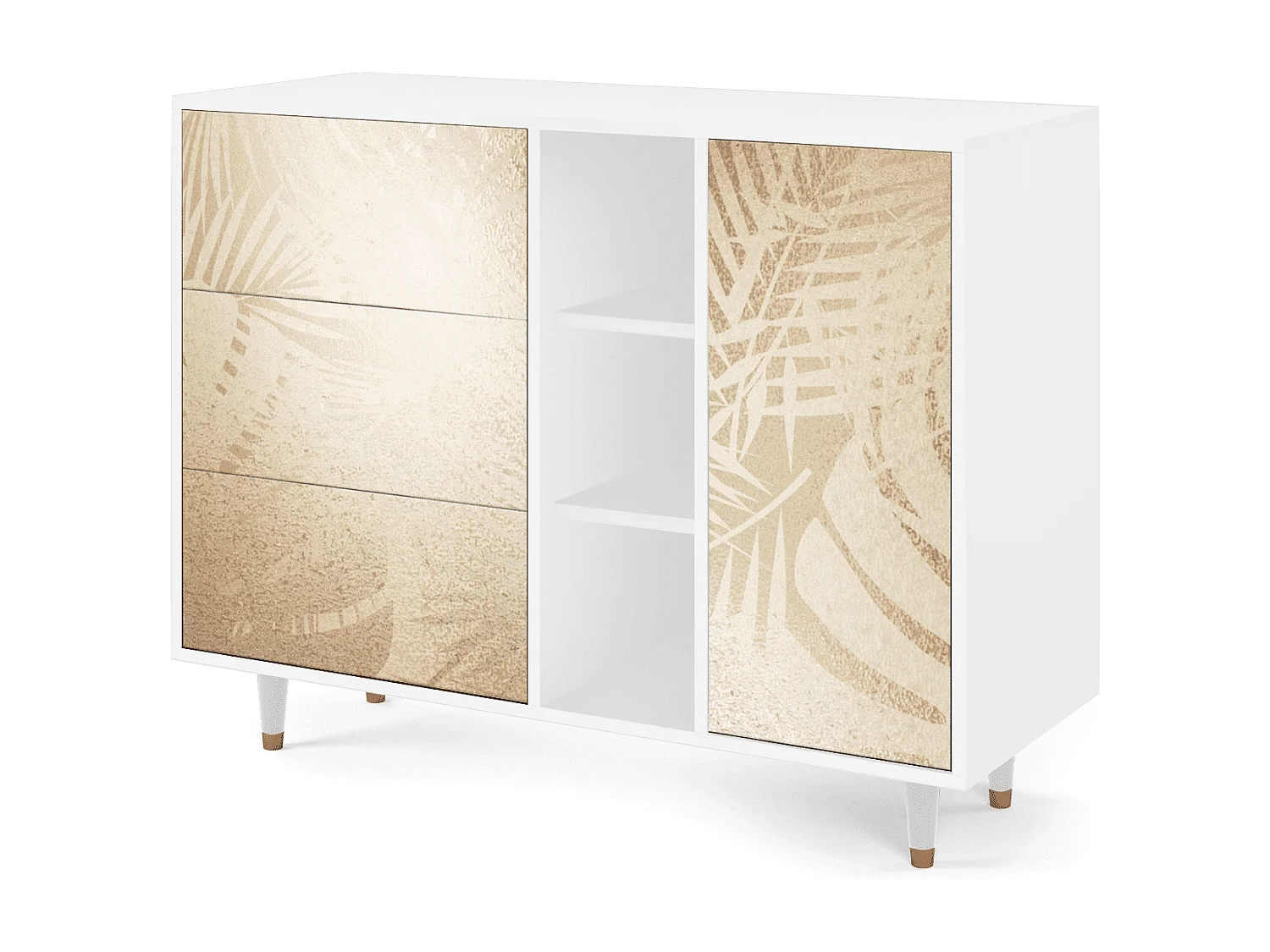 Buffet - 125x98x48 cm - BS2 - Plant of the Dessert, Blanc