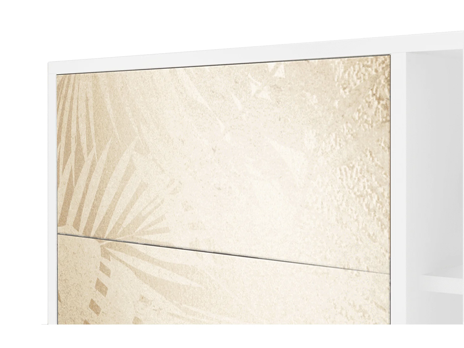 Buffet - 125x98x48 cm - BS2 - Plant of the Dessert, Blanc