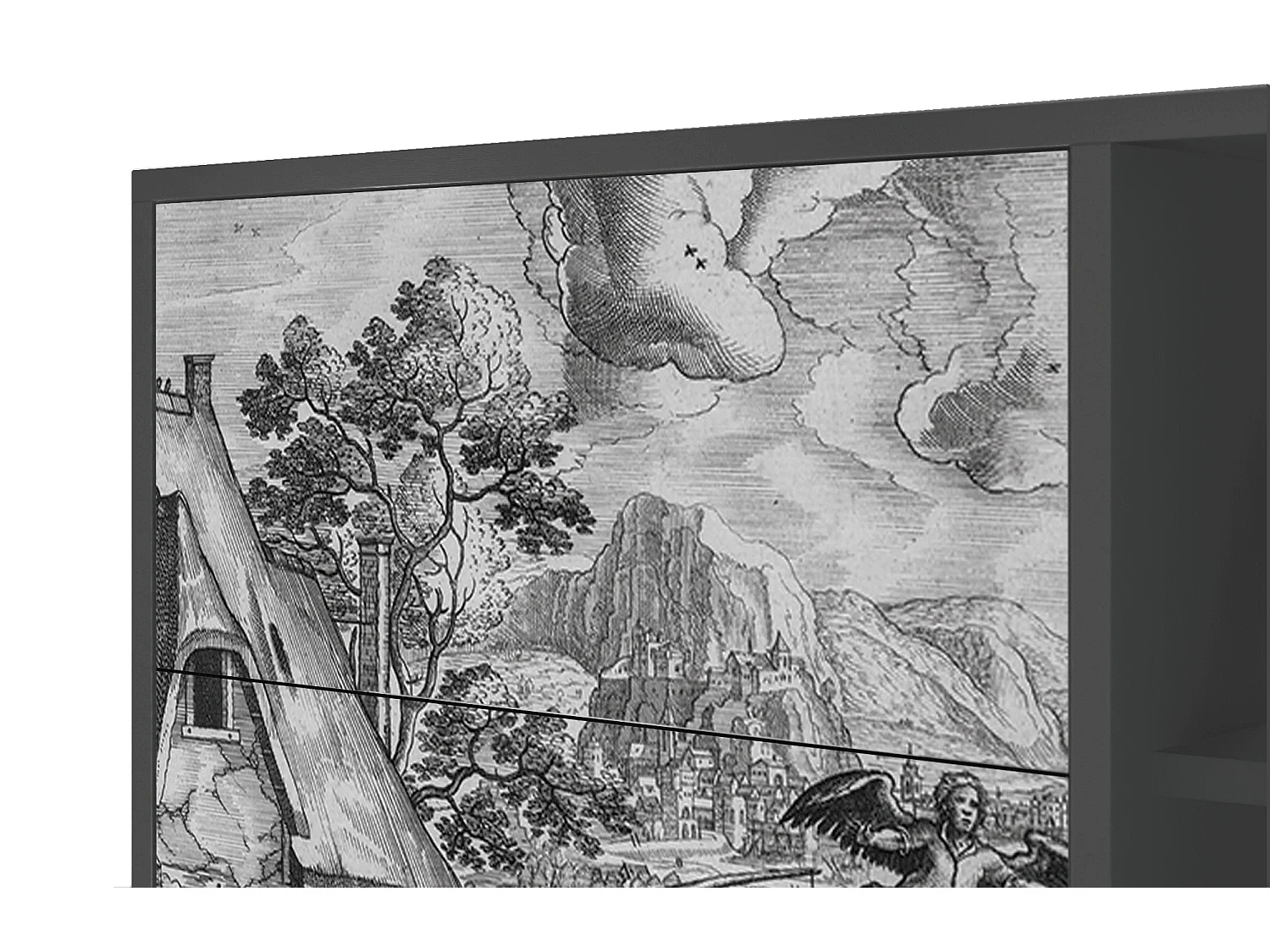 Buffet - 125x98x48 cm - BS2 - Departure, Anthracite