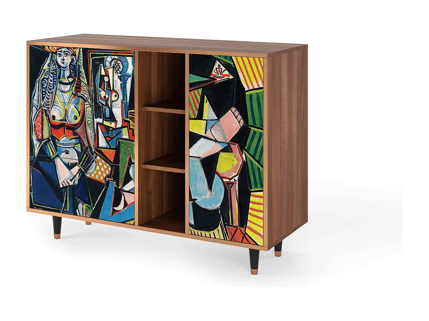 Aparador - 125x98x48 cm - BS2 - Women of Algiers, Nogueira