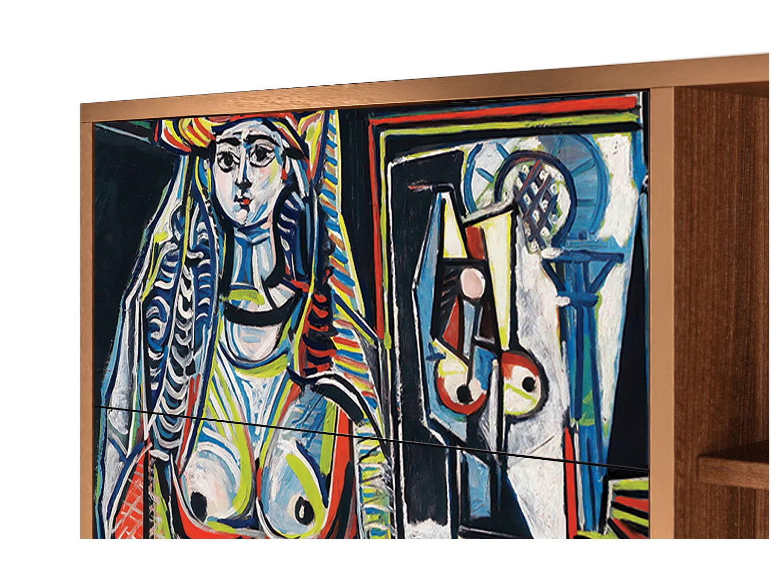 Aparador - 125x98x48 cm - BS2 - Women of Algiers, Nogueira