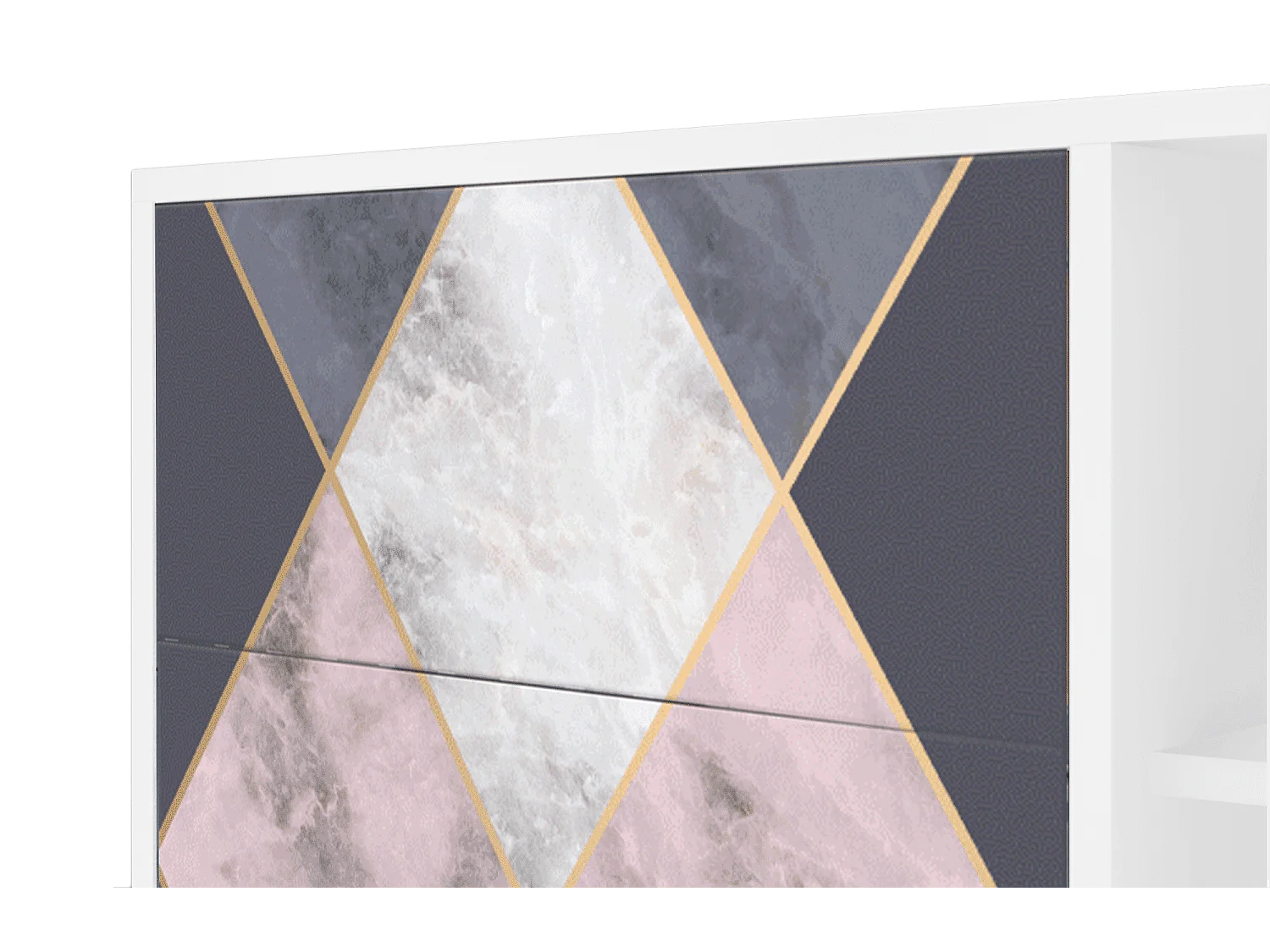 Buffet - 125x98x48 cm - BS2 - Ideal Harmony, Blanc