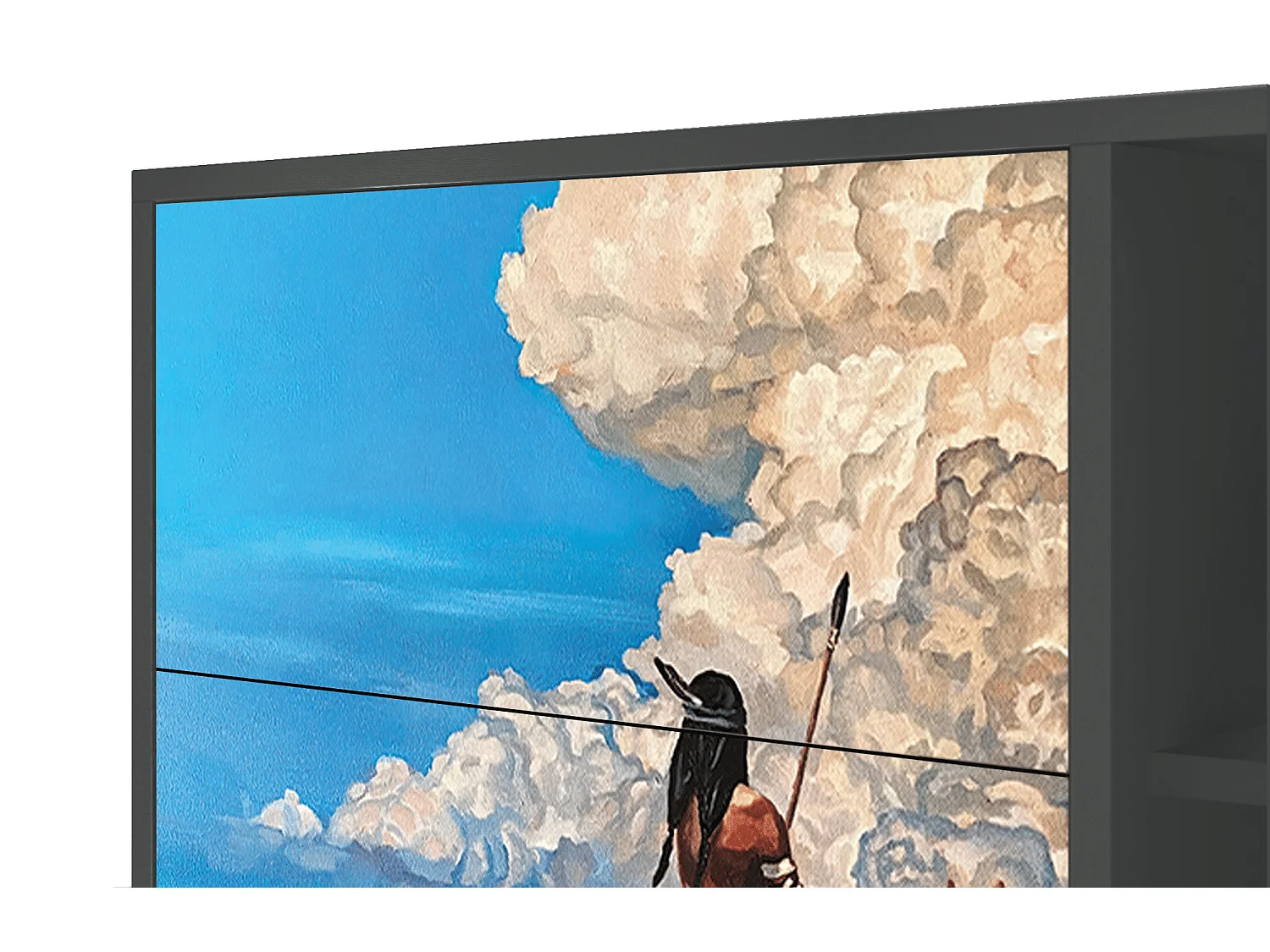 Buffet - 125x98x48 cm - BS2 - Thunderheads by Dean, Anthracite