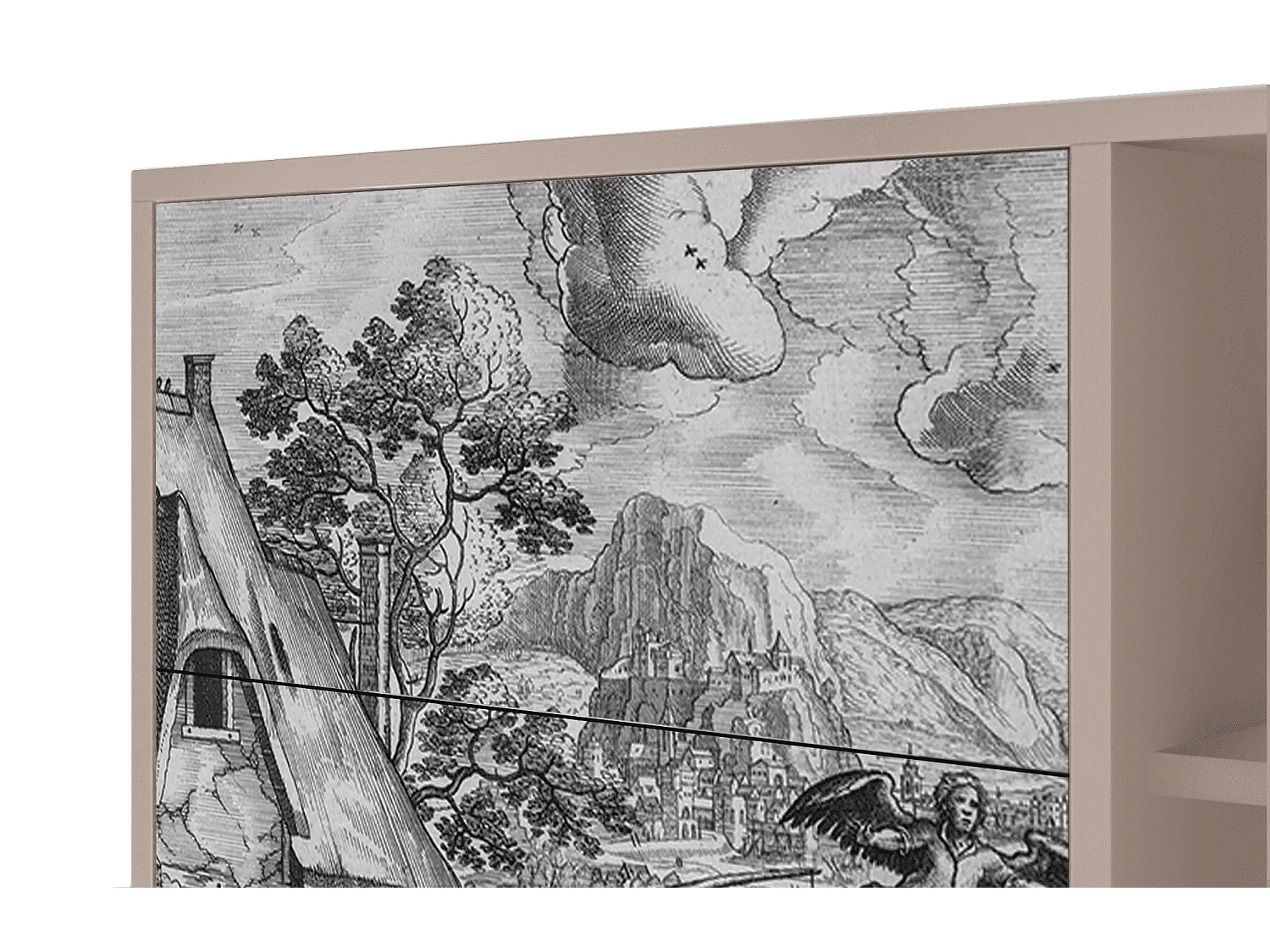 Aparador - 125x98x48 cm - BS2 - Departure, Latte