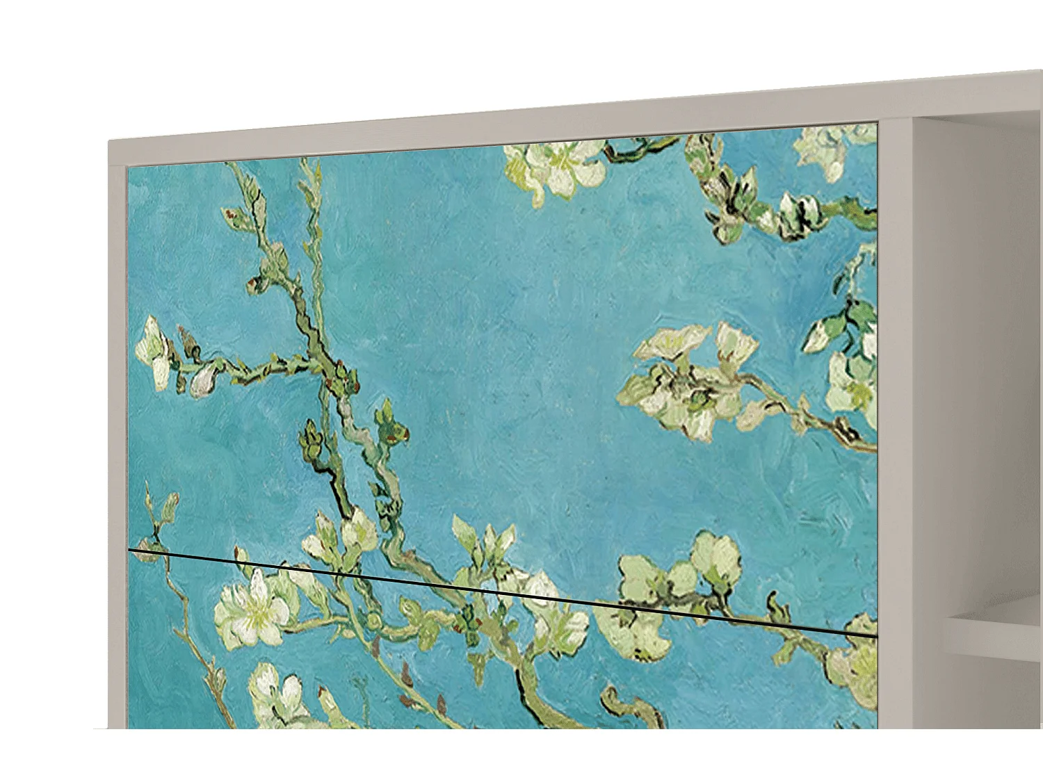 Buffet - 125x98x48 cm - BS2 - Almond Blossom, Sable