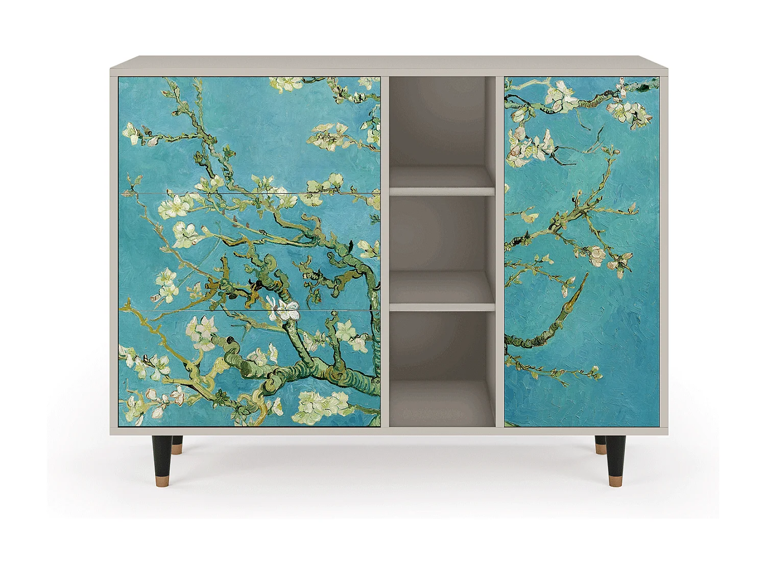 Buffet - 125x98x48 cm - BS2 - Almond Blossom, Sable