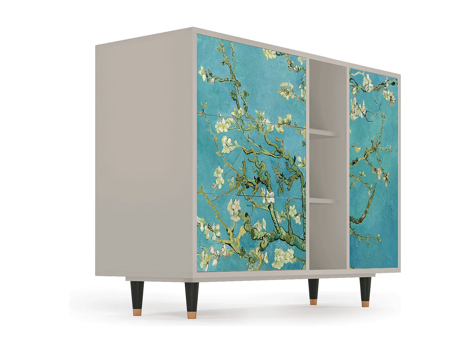 Buffet - 125x98x48 cm - BS2 - Almond Blossom, Sable