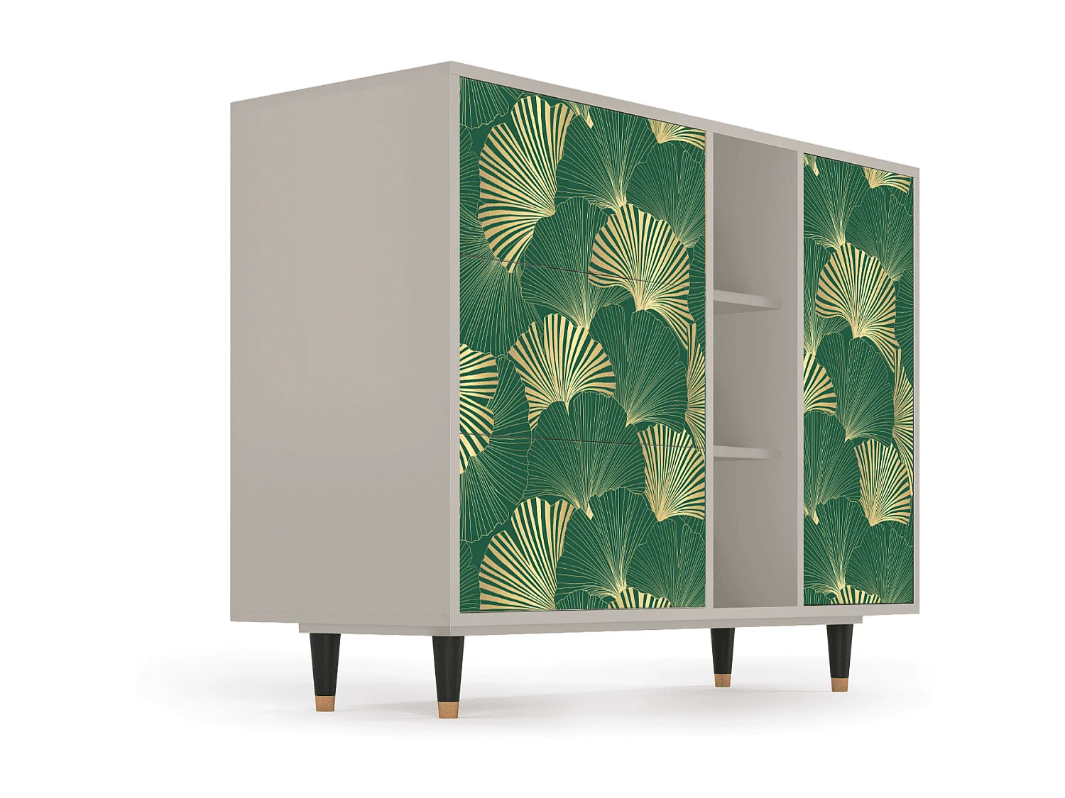 Credenza - 125x98x48 cm - BS2 - Gold Ginkgo, Sabbia