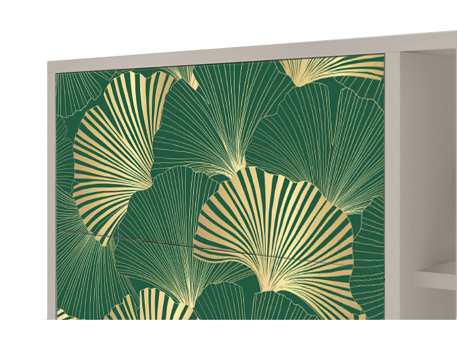 Credenza - 125x98x48 cm - BS2 - Gold Ginkgo, Sabbia