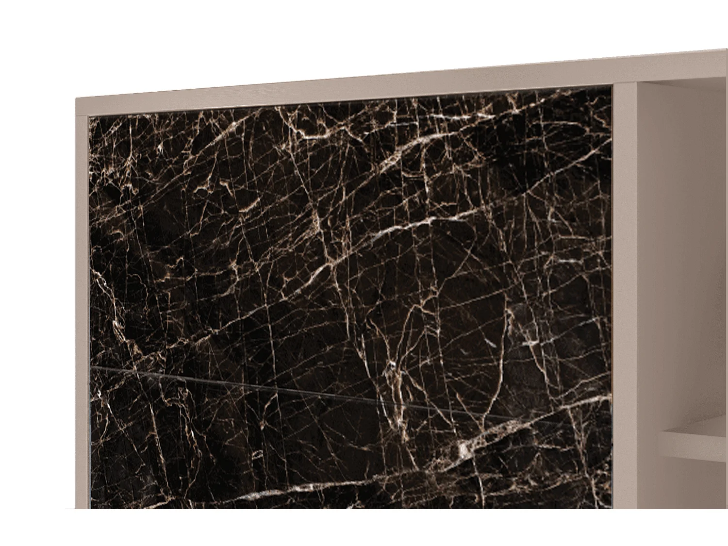 Buffet - 125x98x48 cm - BS2 - Night Abyss, Latte