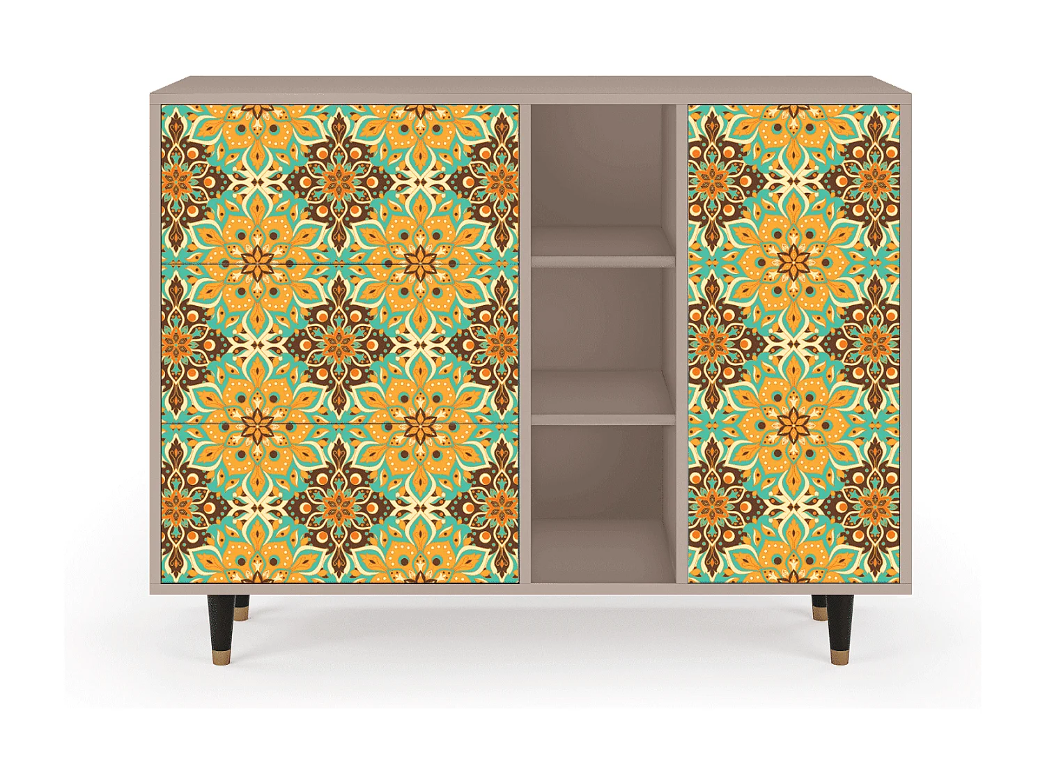 Sideboard - 125x98x48 cm - BS2 - Indian Spices, Latte