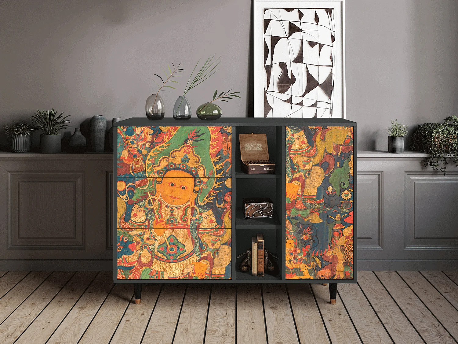 Aparador - 125x98x48 cm - BS2 - God by Vaisravana , Antracita