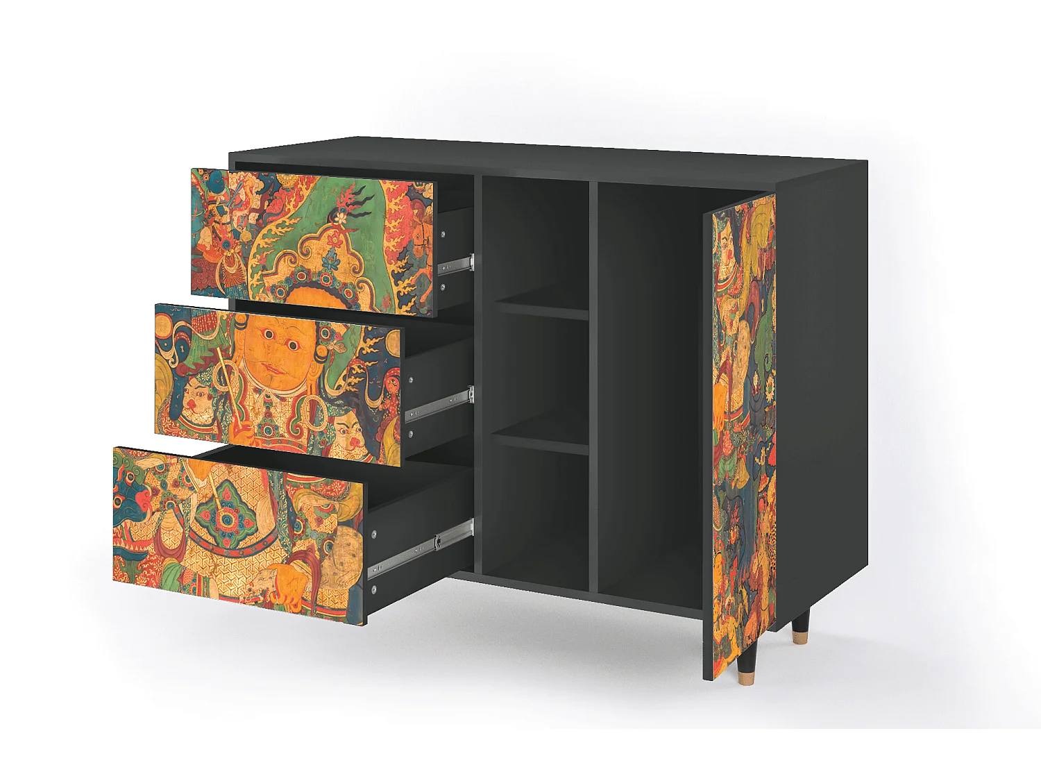 Aparador - 125x98x48 cm - BS2 - God by Vaisravana , Antracite