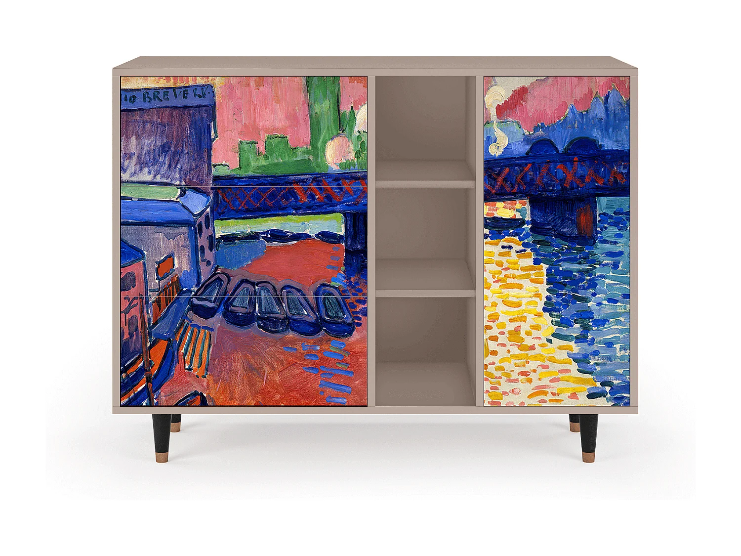 Buffet - 125x98x48 cm - BS2 - Charing Cross Bridge, Latte