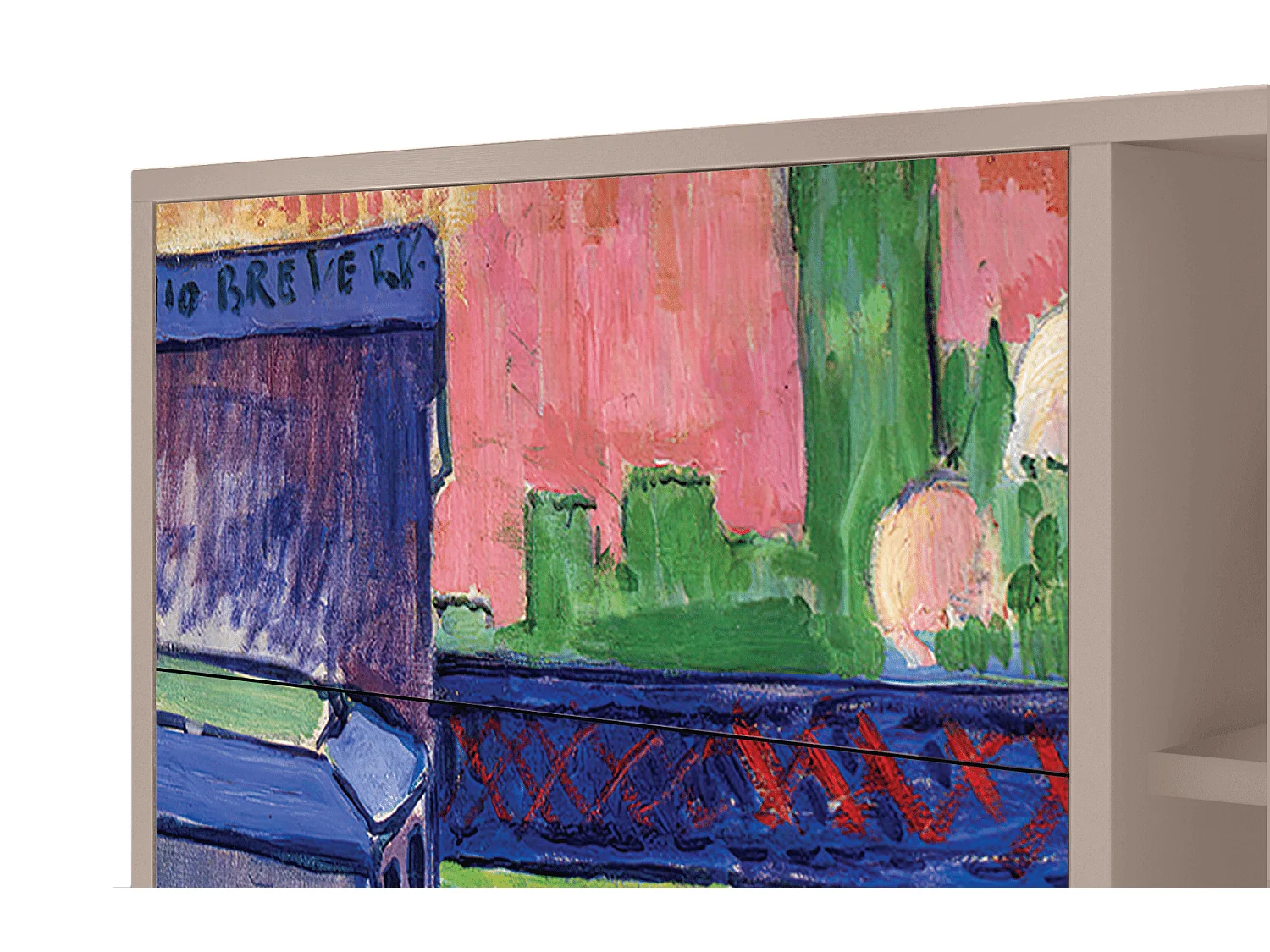 Aparador - 125x98x48 cm - BS2 - Charing Cross Bridge, Latte