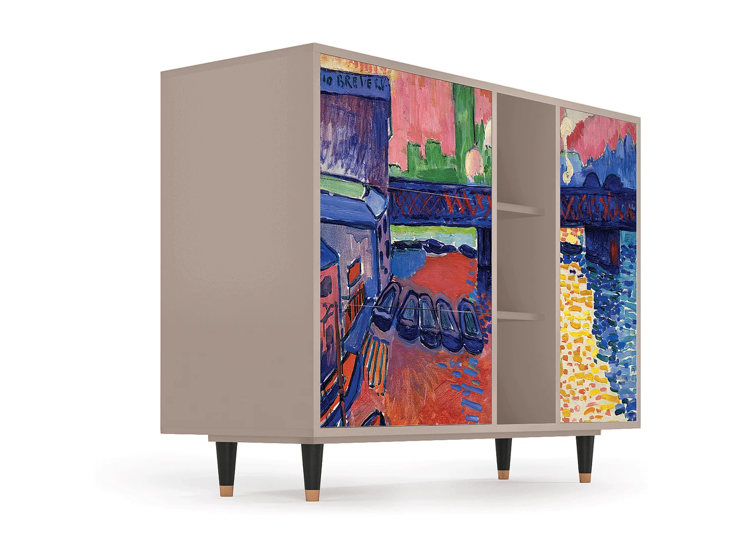 Buffet - 125x98x48 cm - BS2 - Charing Cross Bridge, Latte