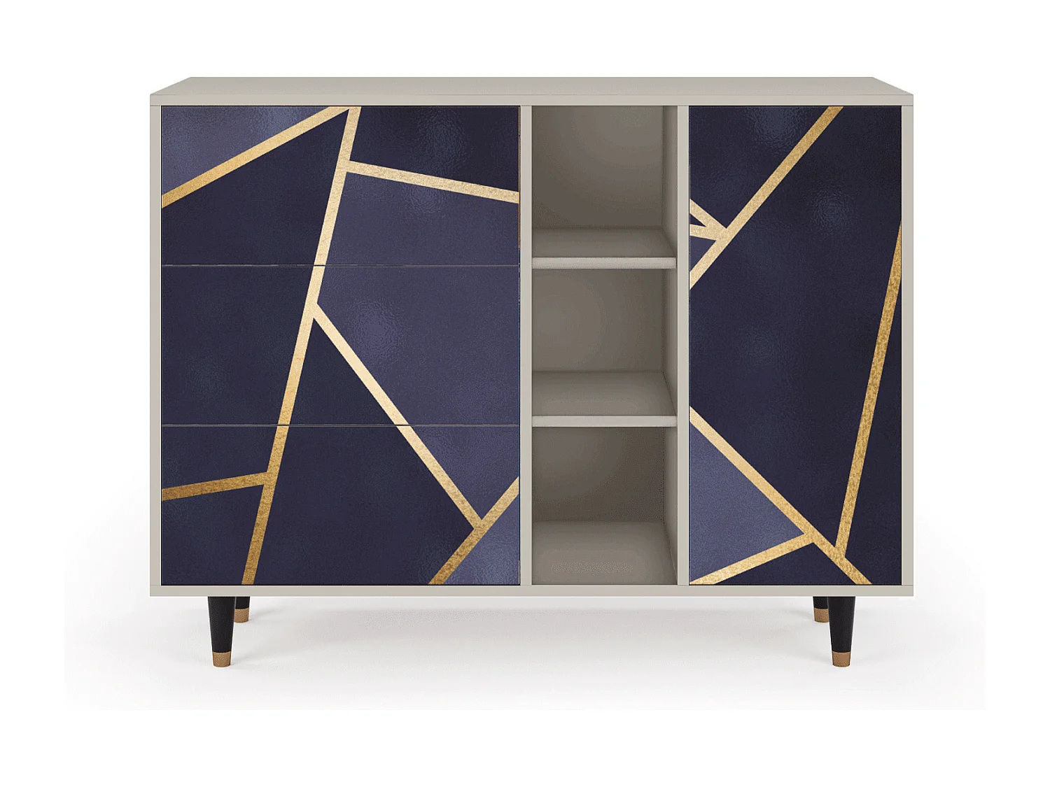 Buffet - 125x98x48 cm - BS2 - The Amethyst, Sable