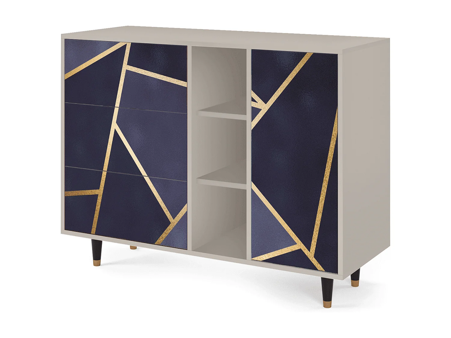 Buffet - 125x98x48 cm - BS2 - The Amethyst, Sable