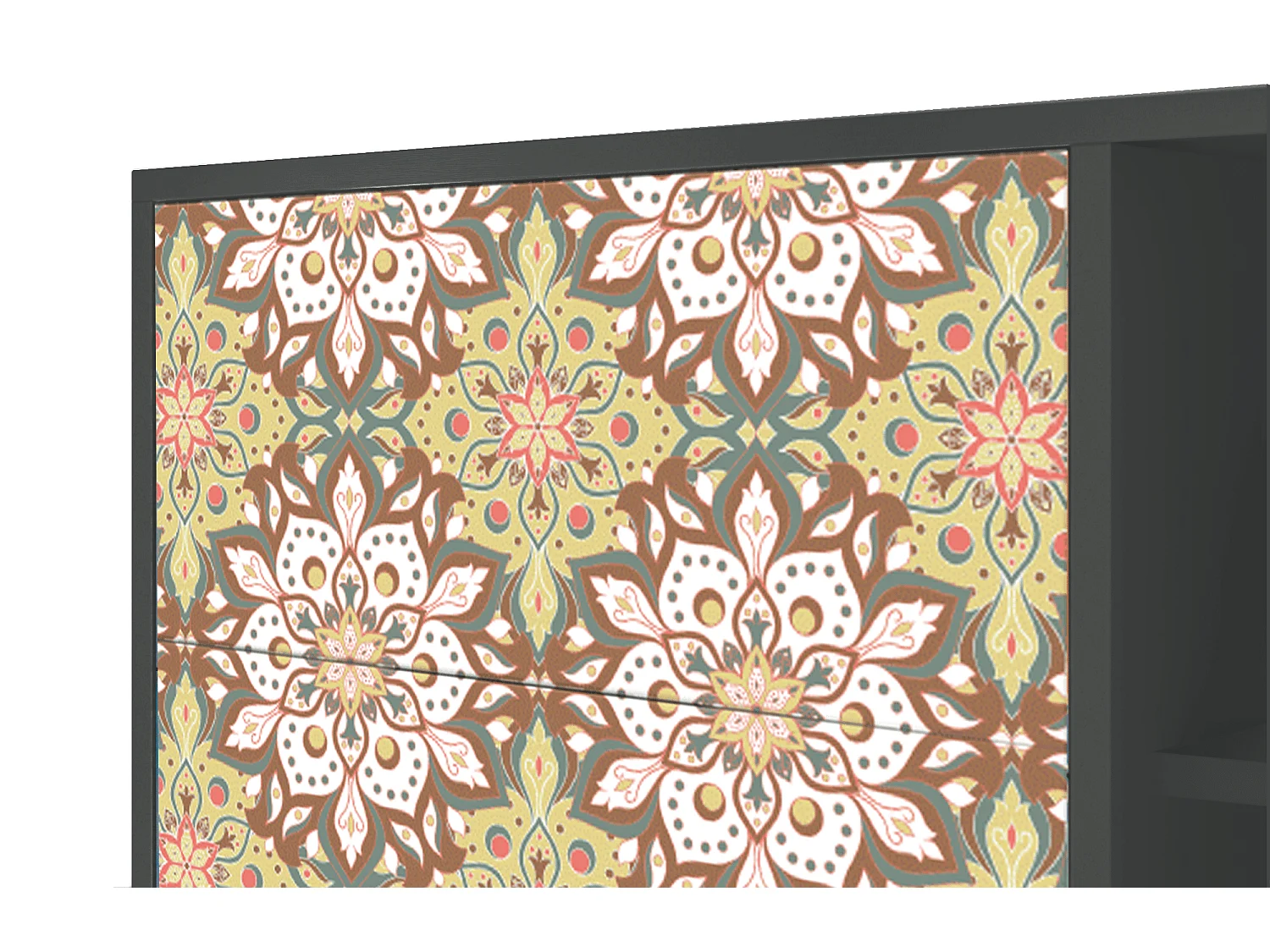 Dressoir - 125x98x48 cm - BS2 - Chinese Tea, Antraciet