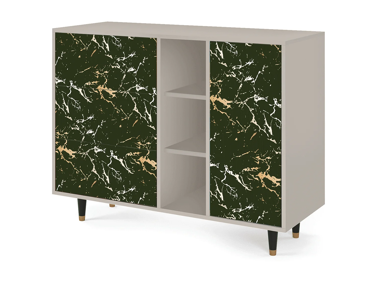 Buffet - 125x98x48 cm - BS2 - Amazon Forest, Sable